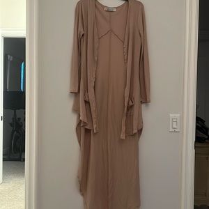 Free people long duster sweater